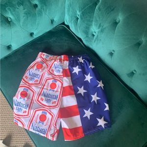 Brand New Men’s Natural Light Swim Trunks